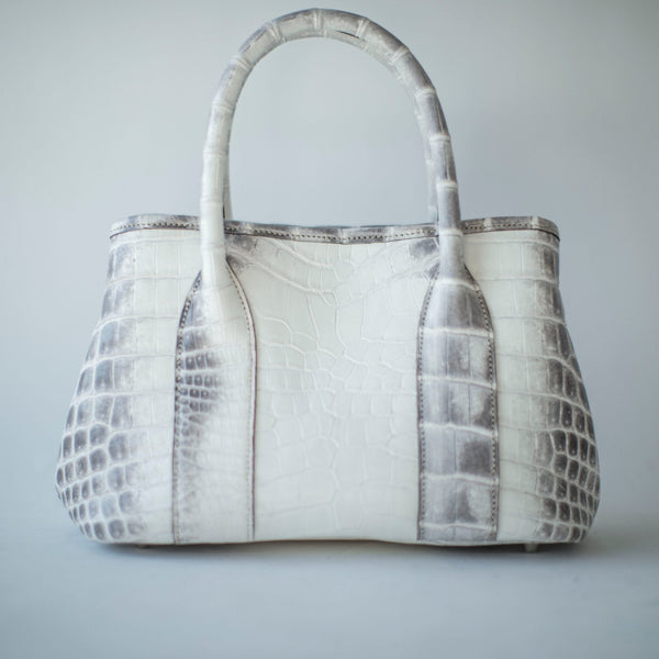 ハンドバッグ Belleベル25 ヘンローン社ヒマラヤクロコダイル  - 新進工房